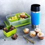 Термокухоль Tefal Travel Mug блакитний 0.36 л (K3086114): Матеріал корпусу силікон, Нержавіюча сталь