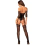 Бодистокинг Obsessive Bodystocking G333 black S/M/L