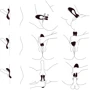 Вибратор StRubber BeauMents Doppio Рurple
