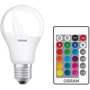 Лампа светодиодная Osram LED A60 9W 806Lm 2700К+RGB E27 пульт ДУ