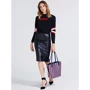 Женская сумка тоут Guess Alby разноцветная (HWST7455230-BUS): Пол Женский