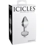Pipedream Icicles No.44 - стеклянная анальная пробка, 6.5x2.5 см