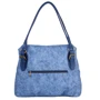Женская сумка-мешок Laskara синяя (LK10188-denim-blue): Материал Искусственная кожа