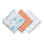 Пеленки Babyono муслиновые 70х70 см кирпичный 3 шт (348/09)