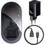 Зарядное устройство Baseus Dual Wireless Charger Turbo Edition Transparent Black 24W (TZWXJK-B01) for Smartphones and Pods