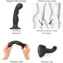 Насадка для страпона Strap-On-Me Dildo Plug P&G Black M