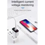 Зарядний пристрій Baseus USB Wall Charger 3xUSB 3.4A Mirror Lake Intelligent Digital Display Black (CCALL-BH01) фото 8