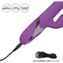 Вибратор кролик с толчковыми движениями и вращением CalExotics Enchanted Kisser