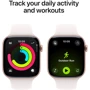 Apple Watch Series 11 GPS 46mm Rose Gold Aluminium Case with Light Blush Sport Band - M/L (MEV74)