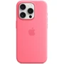 Чехол для iPhone Apple Silicone Case with MagSafe Pink (MWNJ3) for iPhone 15 Pro: Материалы Силикон