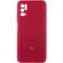 Чехол для телефонов Mobile Case Silicone Cover Shield Camera Rose Red for Xiaomi Redmi Note 10 5G / Poco M3 Pro / Poco M3 Pro 5G