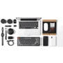 Клавиатура Keychron K2 84 keys, Gateron Brown, White LED, Black (A3_KEYCHRON): Тип клавиатуры компактная