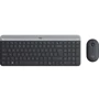 Комплект бездротовий Logitech MK470 Wireless Slim Graphite (920-009206, 920-009204)