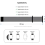 ArmorStandart Sport Band (3 Straps) Pale Pink for Apple Watch 42/44/45/46/49mm (ARM65084): Тип аксессуара ремешок