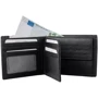 Мужское портмоне DNK Leather черное (DNKN1020-CCF-black): Формат кошелька Вертикальный