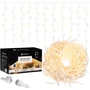 Гирлянда Springos бахрома уличная 12 м 300 LED Flash теплый белый (CL0317)