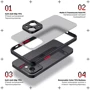 Чехол для телефонов ArmorStandart Frosted Matte Red for Xiaomi Redmi Note 13 4G (ARM73357): Совместимость Xiaomi Redmi Note 13 4G