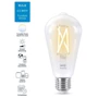 Умная лампочка WiZ, E27, 7W, 60W, 806Lm, ST64 2700-6500K Wi-Fi: Особенности Голосовое управление, Регулируемая цветовая температура, Филаментная