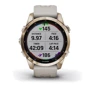 Смарт-годинник Garmin Fenix 7S Sapphire Solar Cream Gold Titanium with Light Sand Band (010-02539-21): Колір ремінця пісочний