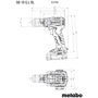 Шуруповерт Metabo BS 18 L BL (613158500): Макс. число оборотов холостого хода 1700 об/мин