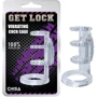 Насадка на член Chisa Get Lock Vibrating Cock Cage Clear
