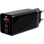 Зарядное устройство Baseus Wall Charger GaN2 2xUSB-C+USB 65W Black (CCGAN-B01): Кабель в комплекте отсутствует