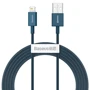 Кабель Baseus USB Cable to Lightning Superior Series 2.4A 2m Blue (CALYS-C03)
