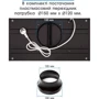 Витяжка ELEYUS URBAN 800 LED 52 WH: Тип монтажу Вбудований