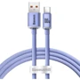 Кабель Baseus USB Cable to USB-C Crystal Shine Series 100W 1.2m Purple (CAJY000405)