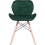 Стілець GT Racer X-D28 Plus Velvet Dark Green: Матеріал каркаса Текстиль, метал, дерево