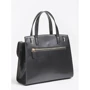 Женская сумка тоут Guess Hensely Satchel черно-белая (HWHS8113060-BML): Пол Женский