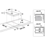 Варочная поверхность WHIRLPOOL WRD 6030 B: Количество конфорок 2