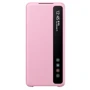 Аксесуар для смартфона Samsung Clear View Cover Pink (EF-ZG985CPEGRU) for Samsung G985 Galaxy S20+