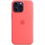 Чехол для iPhone Apple iPhone 15 Pro Max Silicone Case with MagSafe - Guava (MT1V3ZM/A): Цвет розовый