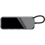 Адаптер Baseus Adapter Multifunctional USB-C to 4xUSB2.0 Deep Gray (CAHUB-JZ0G): Інтерфейс підключення USB-C