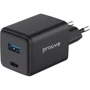 Зарядное устройство Proove Wall Charger USB+USB-C Pocket GaN Plus 25W Black (WCPG25111201): Сила тока 2.4А и более