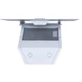 Витяжка Minola HDN 6222 WH/INOX 700 LED: Матеріал корпусу нержавіюча cталь, Скло