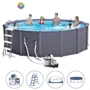 Бассейн Intex каркасный 478-124 см (26384) (16805 л фильтр-насос, лестница, подстилка, тент, в коробке)