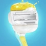 GilletteE Venus Olay Coconut Сменные касеты для бритья для женщин 4 шт: Количество в упаковке, шт 4