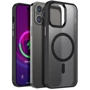 Чехол для iPhone Mobile Case TPU+PC Metal Buttons with MagSafe Black for iPhone 14 Pro: Цвет черный