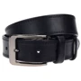 Мужской ремень Borsa Leather черный (125R1350325-black)