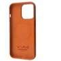 Чехол для iPhone WAVE Premium Leather Edition Case with MagSafe Black for iPhone 13 Pro: Материалы искусственная кожа