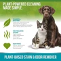 Жидкое средство растительного происхождения Simple Solution Plant-Based Stain and Odor Remover для нейтрализации запахов и удаления стойких пятен от жизнедеятельности домашних животных 945 мл (ss13861 фото 2
