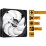 Кулер Frime Black/White (FWF120HB20PWM): Уровень шума, dB 19