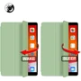 Аксессуар для iPad BeCover Tri Fold Soft TPU with Pencil mount Light Green for iPad 10.9 (2022 / 2024) / iPad 11 2025 (708465): Материал искусственная кожа
