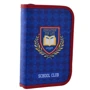 Пенал твердый одинарный с двумя клапанами Smart HP-04 School Club