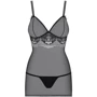 Комплект Obsessive 840-CHE-1 chemise, L/XL