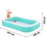 Басейн надувний дитячий Dunk'N Splash Bestway 251x168x102 см (54445) фото 2