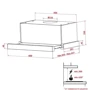 Вытяжка Perfelli TL 6802 C S/I 1200 LED фото 7