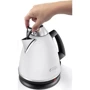 Електрочайник Delonghi Argento KBX 2016.W1 White: Покриття нагрівального елементу (матеріал) нержавеющая сталь